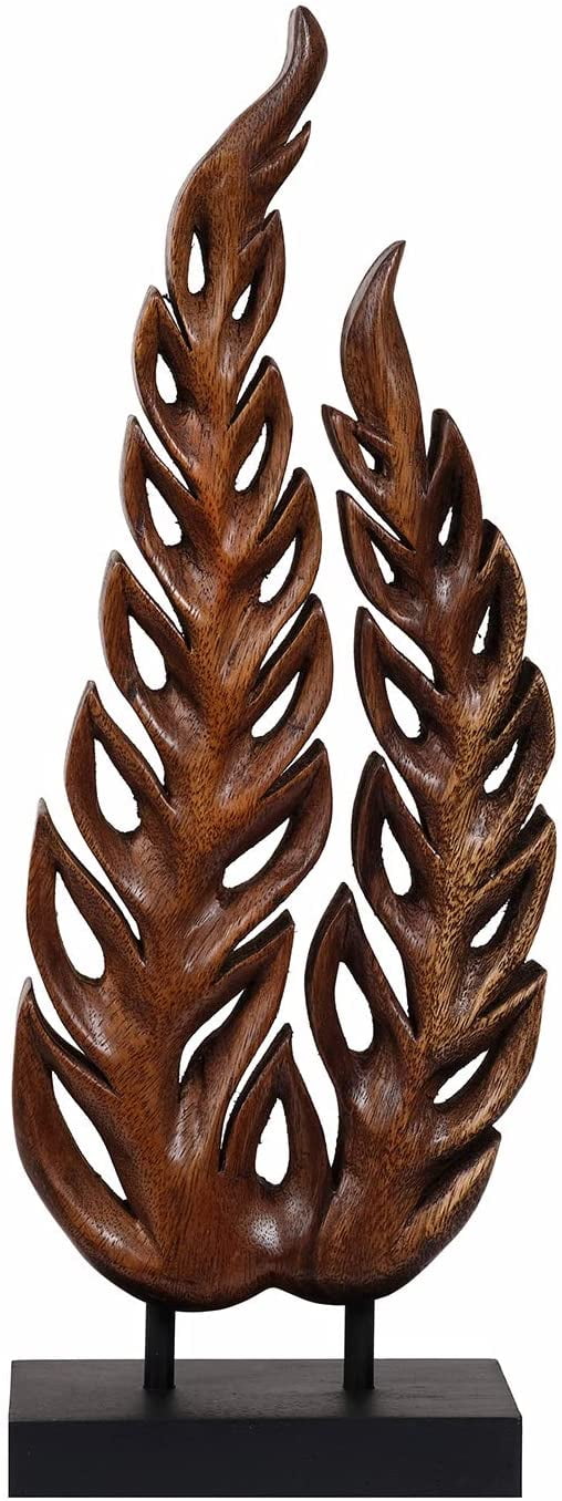 Decozen Artistic Handmade Wooden Leaf Sculpture A Symbol ...