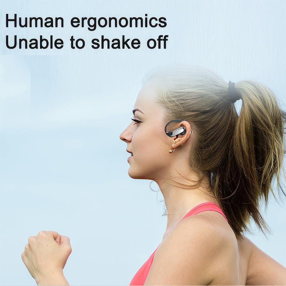 VTIN W20 Open-Air Conduction Headphones - Bluetooth 6.1, 13MM HiFi Dual Dynamic Coil, BSF DirectPitch 8.0, 90% Sound Leakage Reduction, Electroplated Earhook & 4hrs Music Time