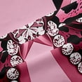 thumbnail image 5 of Erosebridal Personalized Leopard Bowknot Black Out Curtains,Pink Cheetah Print Kids Curtains Pack of 2 (42x63 Each), 5 of 7