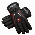 thumbnail image 3 of AuroraX Black Winter Gloves Men Thick Ski and Snow Gloves with Thermal Fleece Lined Glove for Cycling Hiking Biking, 3 of 4