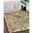 thumbnail image 3 of Ahgly Company Machine Washable Indoor Rectangle Traditional Sienna Brown Area Rugs, 7' x 9', 3 of 7
