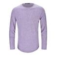thumbnail image 4 of KaLI_store Men's Shirts Men's Long Sleeve T-shirt Classic T-shirt for Men Purple,XL, 4 of 5
