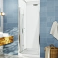thumbnail image 2 of 34 Inch Shower Door 34-36" W x 72" H Bifold Chrome Semi Frameless| Adapt, 2 of 23