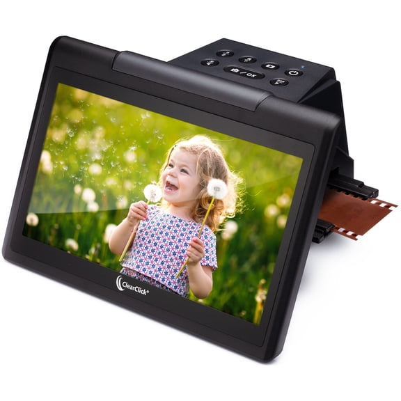 ClearClick Virtuoso 3.0 (Third Generation) 22MP Film & Slide Scanner (35mm, 110, 126) with Large 7" LCD Screen - Convert Slides and Negatives to Digital Photos