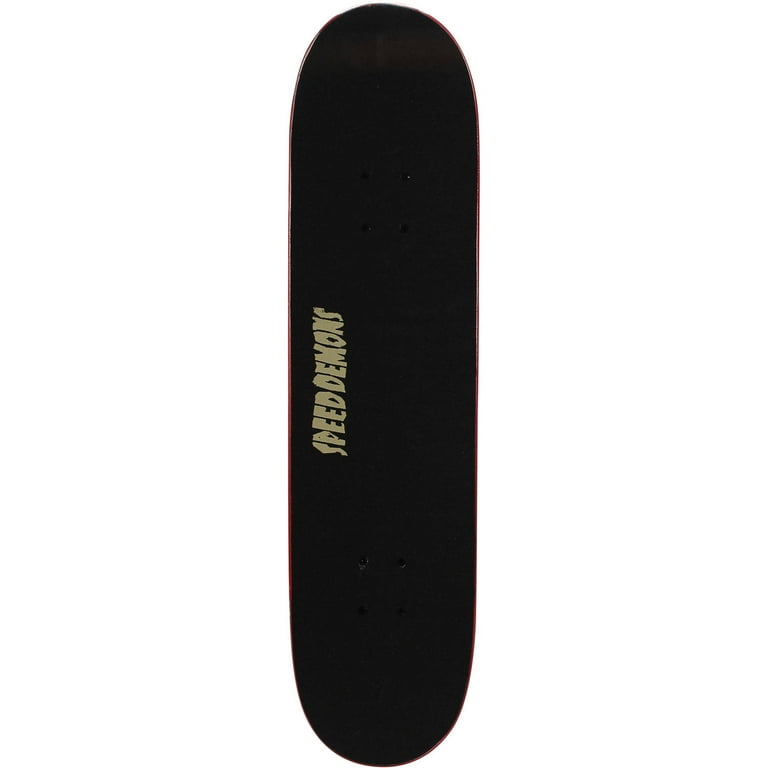 Speed Demons Cruiser Skateboard 31 x 7.75 Maple Deck with