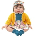 thumbnail image 4 of Baby Doll Clothing Yellow Blue Floral Dress for 18 to 20 inch Dolls Girl DIY Toys(no doll), 4 of 5
