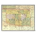 thumbnail image 2 of Johnson 14x12 White Modern Wood Framed Museum Art Print Titled - Indian Territory - Johnson 1888, 2 of 4