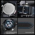 thumbnail image 4 of Men's Digital-Analog Sport Watch–Dual Time Display,Calendar, Alarm,Stopwatch,Waterproof Watch for Man with Silicone Strap Gift for Man, 4 of 8