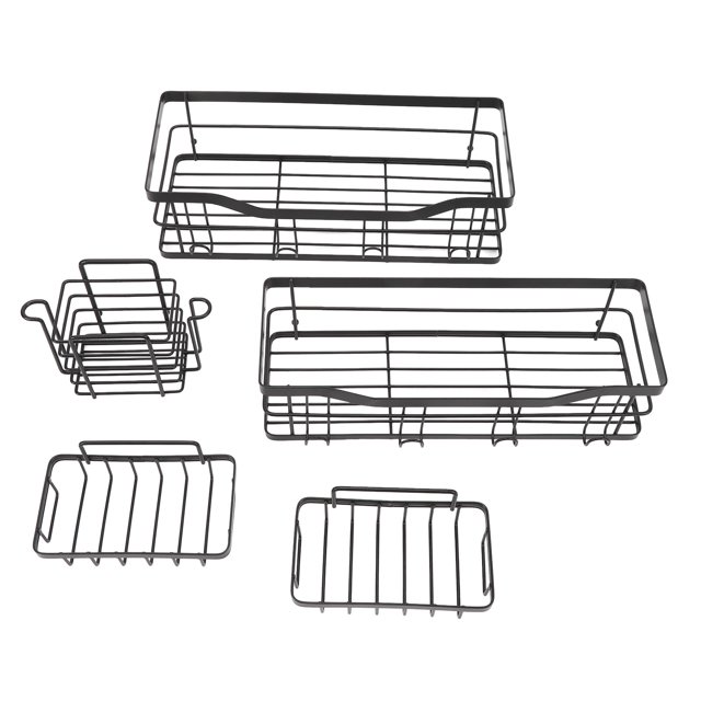 Shower Shelves, Wall Mounted Rustproof Adhesive Shower Organizer for Home