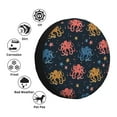 thumbnail image 4 of Sikiie cartoon doodle octopus Print PVC Leather Spare Tire Wheel Cover Spare Tire Cover, for Car Truck SUV Camper Trailer Universal Fit-17 inch, 4 of 6