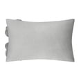 thumbnail image 4 of JWH 3D Decorative Soft Gey Velvet Rose Design Throw Pillow Covers for Bed Sofa Chair Decor 12x20inch Gray, 4 of 7