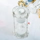 thumbnail image 1 of Reloj de arena creativo, temporizador de cristal de arena, cumpleaños, reloj de arena de aleación de Zinc para , restaurante, oficina, blanco Macarena reloj de arena creativo, 1 of 7