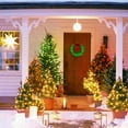 thumbnail image 4 of LED Luminous Flower Wreath 30CM Warm Light Christmas Decoration Colorful Artificial Wreath for Home Indoor Outdoor Front Door Hanging valentine decorations for home, 4 of 8