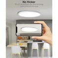 thumbnail image 5 of Rewera 20W LED Lámpara de techo para baño Luz blanca Lámpara de techo impermeable para baño Dormitorio Cocina Balcón ?232cm, 5 of 5