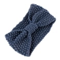 thumbnail image 2 of Cuekondy Heardband for Woman Adult Crochet Solid Headband Warm Bulky Crocheted Headwrap Headband Blue Heardband, 2 of 3