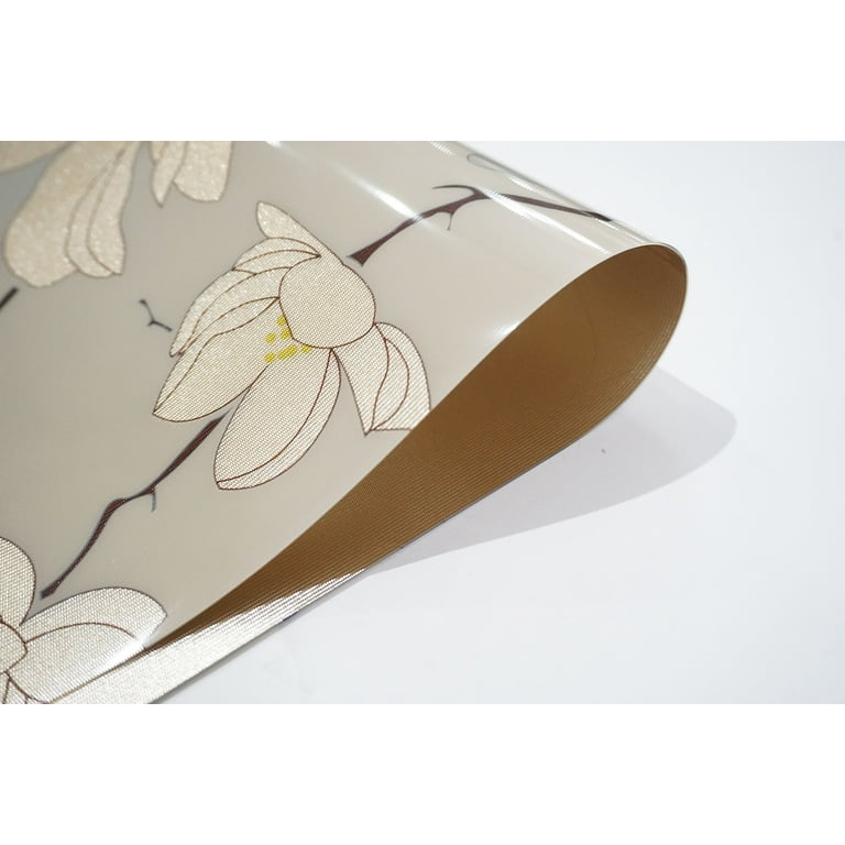 Magnolia Beige Reversible Metallic Printed Placemats (Set of 4) Magnolia Beige Reversible Metallic Printed Placemats (Set of 4)