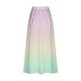 thumbnail image 4 of yillto Womens Plus Size Skirts High Waist Loose Summer Beach Vacation Long Maxi Skirts with Pockets, 4 of 5