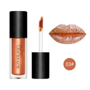 NICEFACE Metal Liquid Lipstick Metallic Lip Gloss Makeup Waterproof Long Wearing Lips 03#