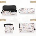 thumbnail image 5 of Hair Tool Organizer Bag with Heat Resistant Mat Removable Travel Storage Case for Hot Air Brushes Curling Irons Watercolor Hedgehogs Pattern, 5 of 8