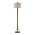 thumbnail image 3 of Uttermost Vetralla Steel Resin and Fabric Floor Lamp in Silver and Bronze, 3 of 5