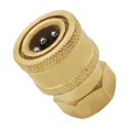 thumbnail image 4 of Colaxi 3-5pack Pressure Washer Quick Release Socket 12mm to 1/4 Female Brass Connector 5 Pcs, 4 of 8