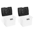 thumbnail image 1 of Gracious Living Rangement Empilable pour Fichiers avec Compartiment pour Accessoires (2 Pack), 1 of 12