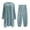 Blue, variant on MEICHEN Pajamas for Women Set Women's Fall and Winter Pullover Long Sleeve Set Soft Double Fleece with Embossed Design and Cozy Loungewear for Cold Nights Womens Sleepwear