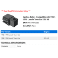 thumbnail image 2 of Computer Control Relay - Compatible with 1985 - 1992 Ford F-150 1986 1987 1988 1989 1990 1991, 2 of 2