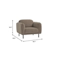 thumbnail image 2 of Fauteuil d'Appoint Beige Livia, 2 of 4