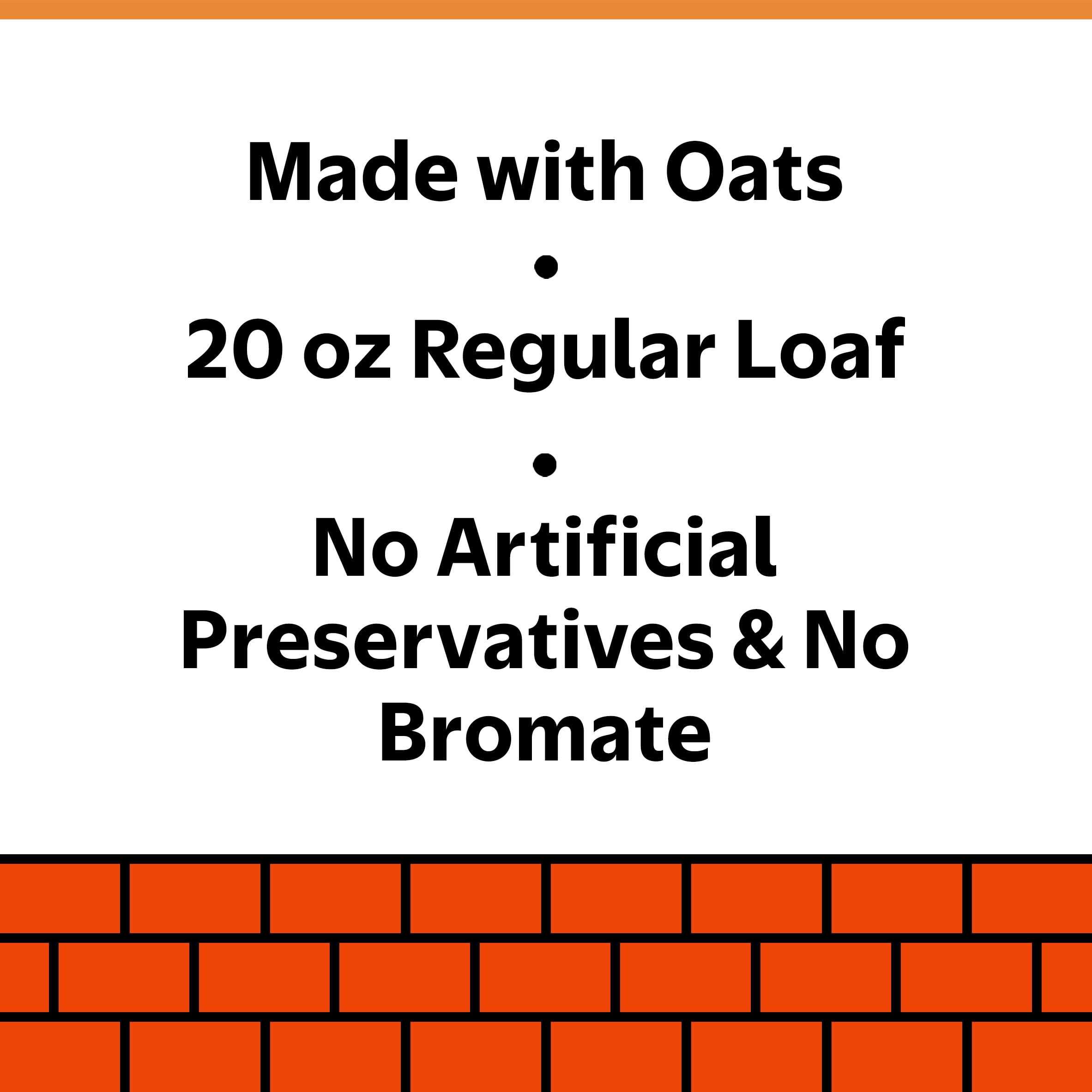 Country Hearth, Oatmeal Sandwich Bread Loaf, Sliced, 20 oz, Regular Size, Shelf Stable
