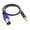 Blue, variant on Heavy Duty 3.5mm Male To XLRs Balanced Sound Cable With Metal Shell For Phantoms Power Microphones