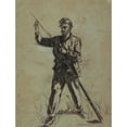 thumbnail image 2 of Winslow Homer 19x24 Gold Ornate Framed and Double Matted Museum Art Print Titled - Cavalry Soldier Loading a Rifle (1863-1864), 2 of 4