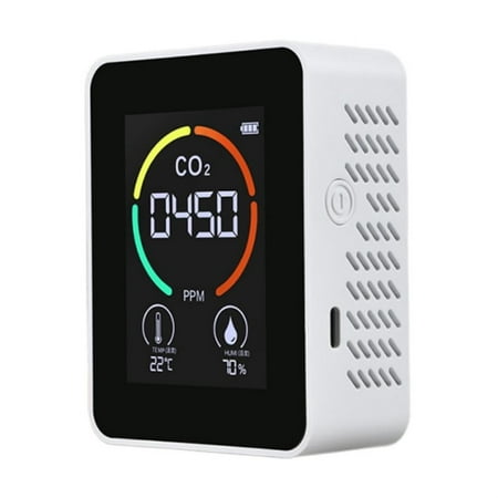 

3 in 1 CO2 Air Monitor Portable Carbon Dioxide Detector Multifunctional Household Digital Thermometer and Hygrometer