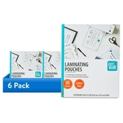 (6 pack) Pen+Gear Laminating Pouches, 9" x 11.5", Letter Size Sheets, 3 Mil, 50 Count