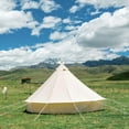 thumbnail image 4 of Been Younger 4M/13.1ft Cotton Canvas Bell Tent Outdoor Waterproof 4 Seasons Glamping Yurt Tent With Stove Hoel For Family Camping,Hiking Party, 4 of 7