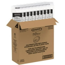 Dart P626RSL Prima Strawless Plastic Lids, Fits 12 Oz To 26 Oz Cold Cups, Clear, 100/sleeve, 10 Sleeves/carton