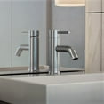 thumbnail image 3 of Lulani Aruba Stainless Steel 1-Handle Single Hole Bathroom Faucet with Drain Assembly - Brushed Stainless, 3 of 7