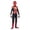 Red‑Gold Integrated Battle Style, variant on Red Blue Superhero Spider Bodysuit Costume with Web Wings for Halloween Movie Cosplay Jumpsuit 120