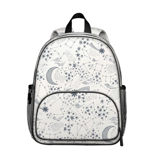 Colorful Students Backpack with Playful Cartoon Characters - Kawaii Style, Durable Oxford Fabric for and