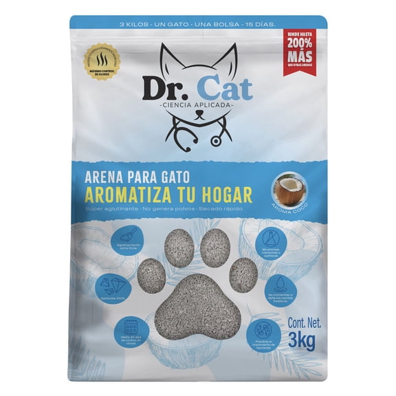 ARENA PARA GATO OLOR COCO 3KG