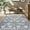Grey, variant on FairOnly 8'x10' Beige Living Room Area Rugs Oriental Floral Washable Rugs for Bathroom Ultra-Thin Low Pile Indoor Floor Rug Bedroom Carpet