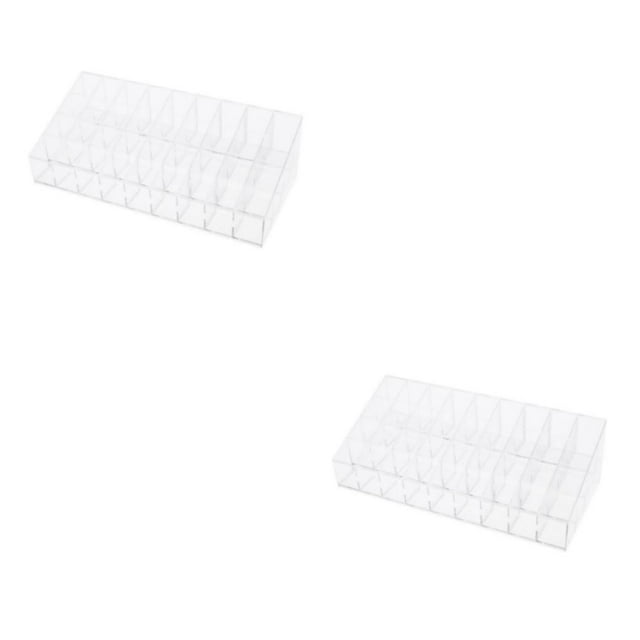 ZheElen Support de Rouge à Lèvres Pratique 36 Emplacements Organisateur Cosmétique Compact Style A 2Ensemble