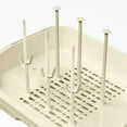 thumbnail image 5 of Bottle Drying Rack with Lid, Dustproof Storage Box with Removable Drain Tray, Space-Saving Countertop Organizer for Cups & Containers, Reusable Drying Rack, 5 of 6