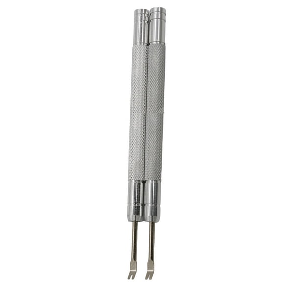 Simplifiez Vos Réparations avec Cet Ensemble Pratique de 2 Pcs d'Outils de Barre à Ressort en Acier Allié - Argent