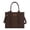 F-Coffee, variant on Wrangler Large Tote Bag for Women Shoulder Purse with Strap Vintage Top-Handle Handbags