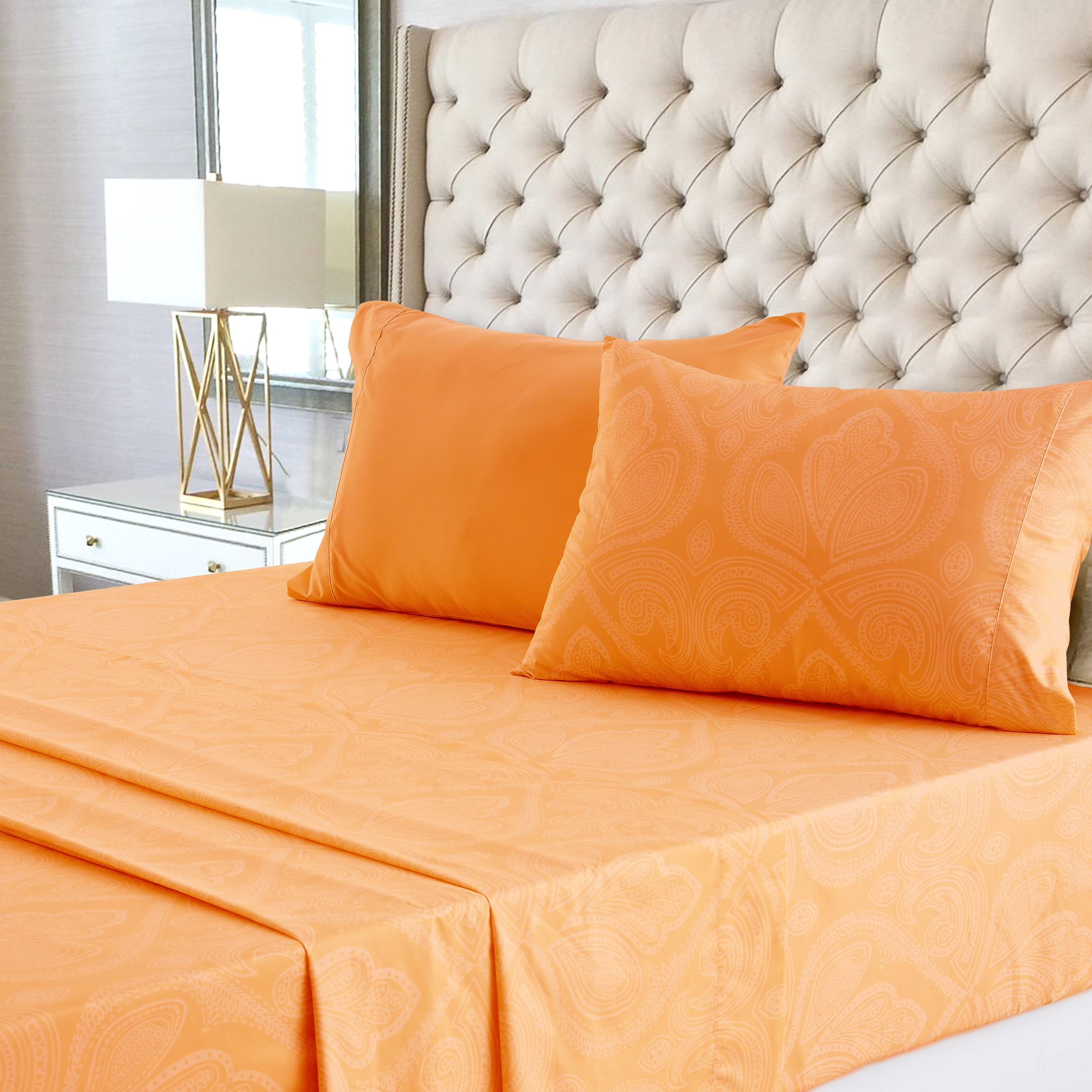 Lux Decor Collection Twin Bed Sheets Set 1800 Microfiber Bedding Set