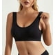 thumbnail image 2 of Sujetador deportivo sin aros con espalda cruzada para mujer - Tejido transpirable que absorbe el sudor, tirantes ajustables, tallas M-XL con medidas de contorno de pecho y bajo pecho, 2 of 3