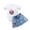 Pink, variant on Kid Girls Clothes Outfits Cute Sweet Bowknot Print T-Shirt + Bowknot 2 In 1 Denim Short Summer Clothing Set