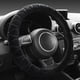 thumbnail image 1 of Funda para volante de coche, elástica, de 38 cm, para invierno, cálida y cómoda., 1 of 6