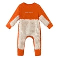thumbnail image 3 of Mercatoo Toddler Baby Romper Jumpsuit Baby Crawling Solid Letter Print Mop Romper Jumpsuit Kids Set 3 to 6 Months, 3 of 3